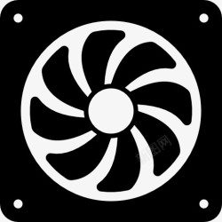 热玛吉logo大电风扇图标高清图片