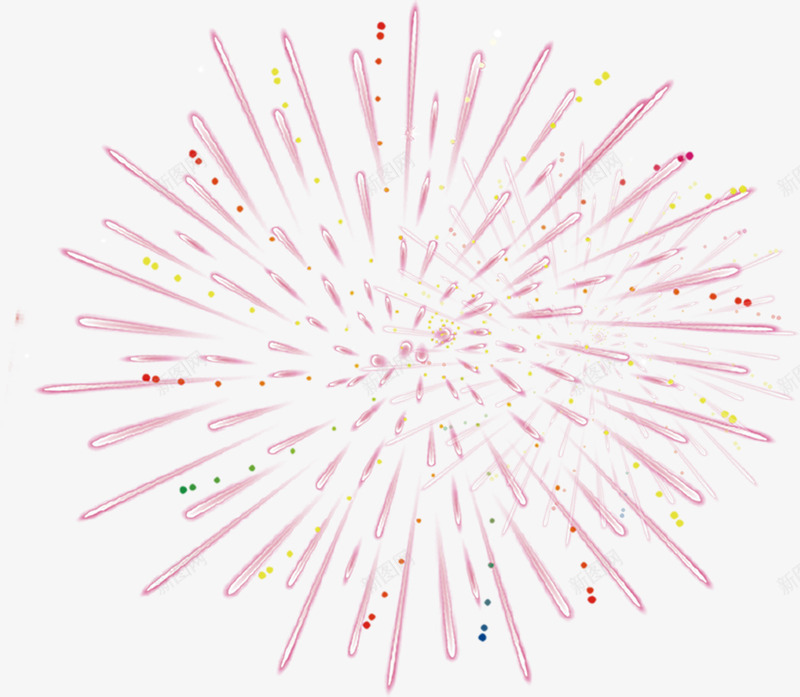 节日放射性效果烟花png免抠素材_新图网 https://ixintu.com 放射性 效果 烟花 节日