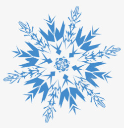漂亮的冬天雪花高清图片