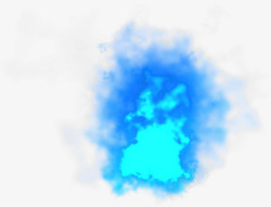 蓝色鬼火创意合成蓝色的鬼火效果烟雾高清图片