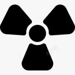 核辐射警报辐射图标高清图片