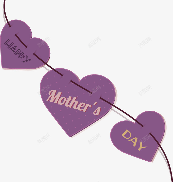 母亲节元素png免抠素材_新图网 https://ixintu.com 条幅 标签 标贴 母亲节 母亲节元素 母亲节艺术字 母爱 贴纸