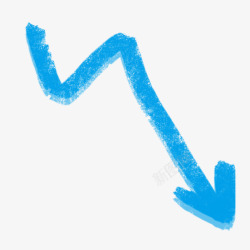 绮夌玛绗旂敾蓝色粉笔箭头图案高清图片