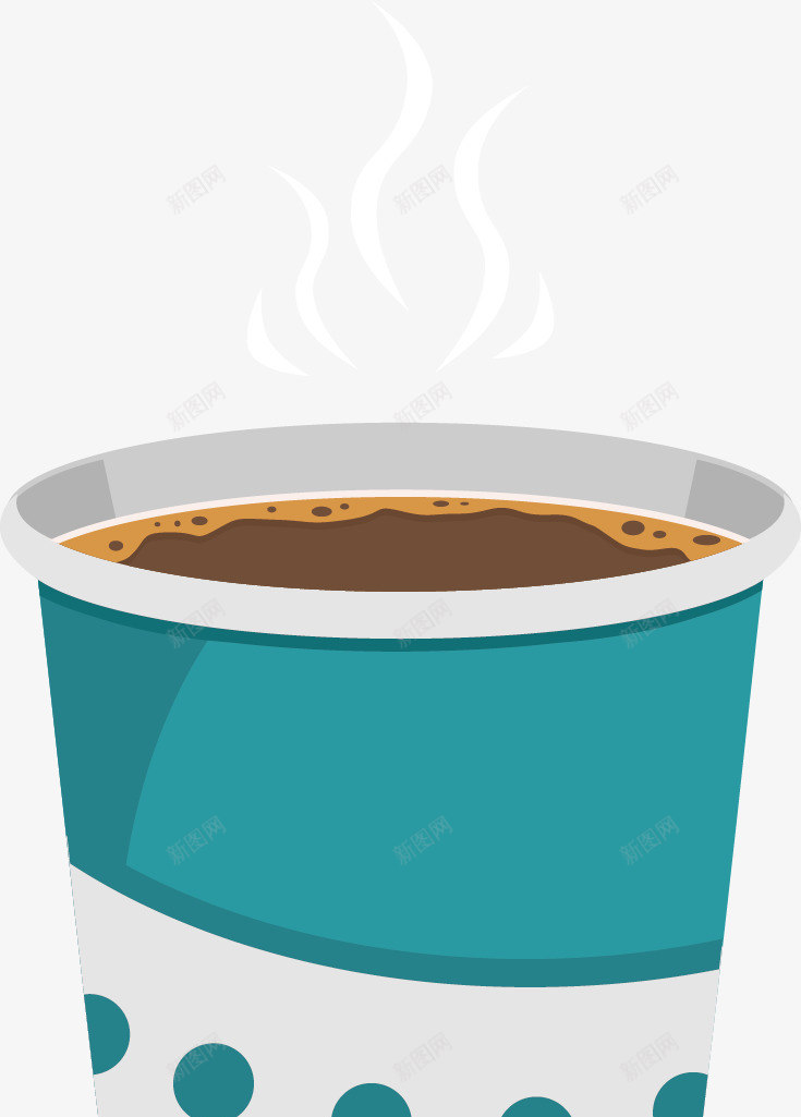 杯装的手工咖啡矢量图ai免抠素材_新图网 https://ixintu.com 卡通手绘 可口 咖啡 杯子 美味 饮品 矢量图
