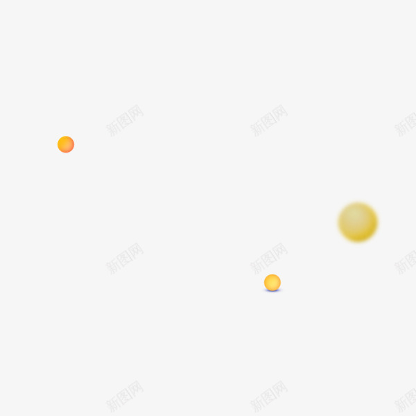 黄色光点png免抠素材_新图网 https://ixintu.com 发光 店铺背景 漂浮 简约 金色碎片
