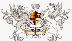皇室家族徽章素材