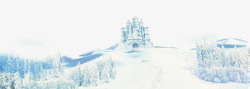雪城冰雪城堡高清图片