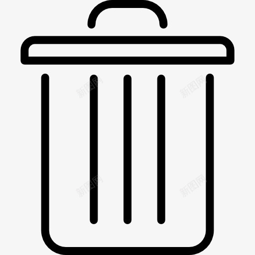 垃圾箱图标png_新图网 https://ixintu.com 删除 删除即可 垃圾 桶