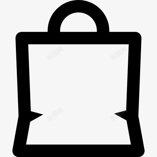 纸袋的商业工具大纲符号图标png_新图网 https://ixintu.com 商业 商务 工具 文件袋 概述 纸袋子 详细的图标