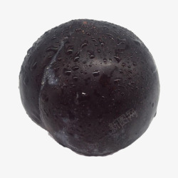 开胃黑布林水果圆形黑色黑布林高清图片