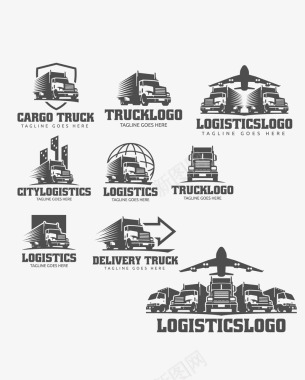 运输主题logo图标图标