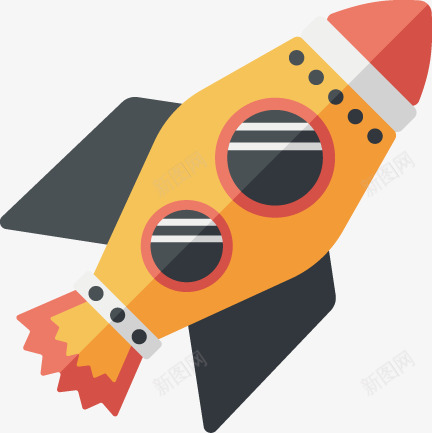 创意PPT太空火箭图标矢量图ai_新图网 https://ixintu.com 创意 太空 火箭 矢量图
