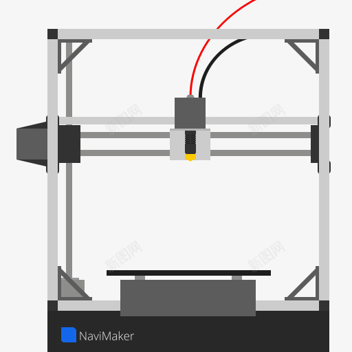 三维打印机打印机3D制作卷1png免抠素材_新图网 https://ixintu.com 3d machine navimaker print printer 三维打印 打印机 机