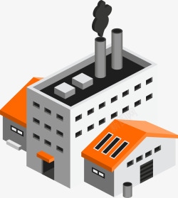 厂房cad下载卡通工厂高清图片