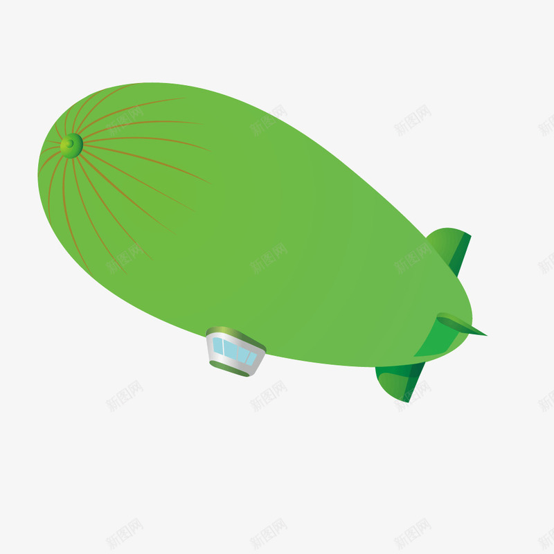 空中飞行器气球飞行器png免抠素材_新图网 https://ixintu.com 气球 绿色 飞行器