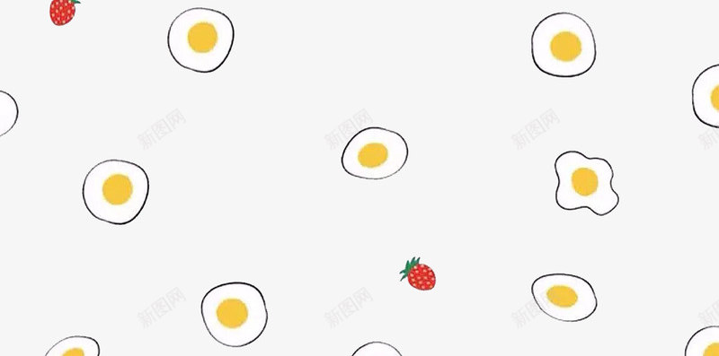 鸡蛋背景矢量图eps免抠素材_新图网 https://ixintu.com 创意 手绘 插图 背景 鸡蛋 矢量图