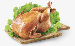 火鸡免费PNG下载实物脆皮烤鸡图高清图片