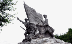 工农红军雕塑革命高清图片