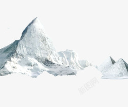 冰雪冰山背景冰天雪地高清图片