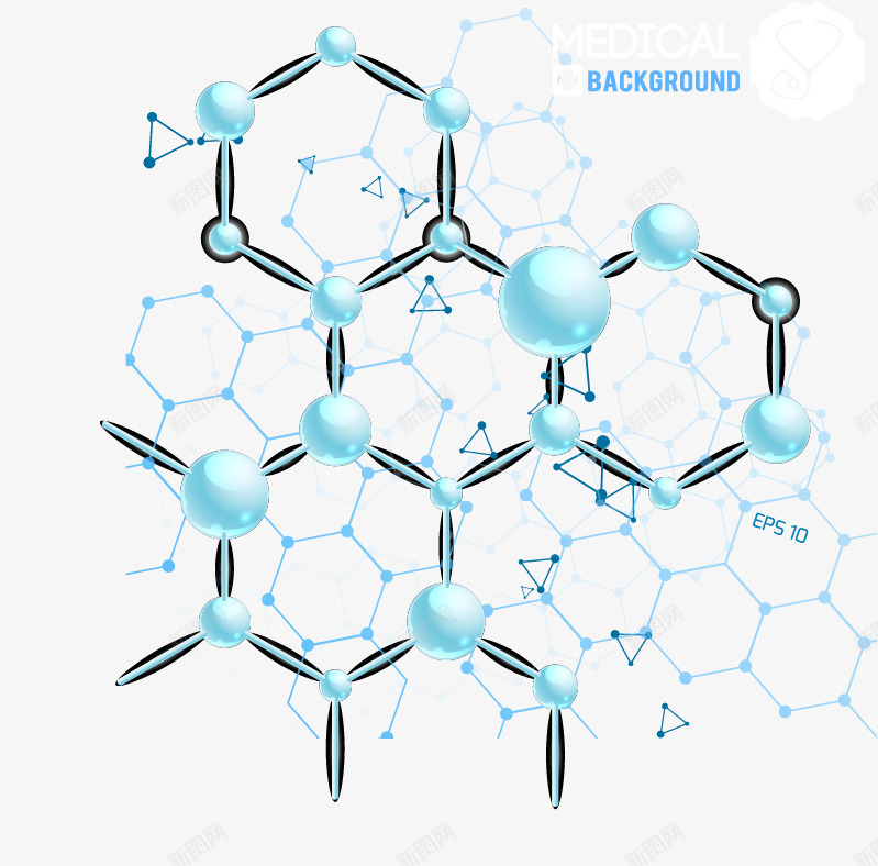 医院医疗相关图标文件png_新图网 https://ixintu.com 分子结构 医学 生物学 科学 组织结构 细胞结构