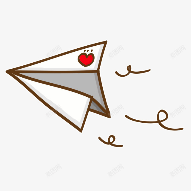 卡通纸飞机png免抠素材_新图网 https://ixintu.com 卡通 素材 纸飞机 纸飞机图案