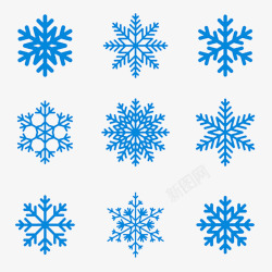各种形状各种形状雪花高清图片