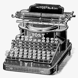 老式打字机打字机高清图片