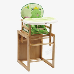 木质餐桌安全儿童餐椅高清图片