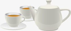 精美茶杯精美茶杯咖啡杯矢量图高清图片