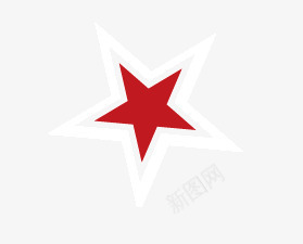 五角星png免抠素材_新图网 https://ixintu.com 几何图形 标签 红星