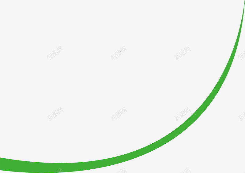 绿色渐小弧形细条png免抠素材_新图网 https://ixintu.com 弧形 渐小 细条 绿色