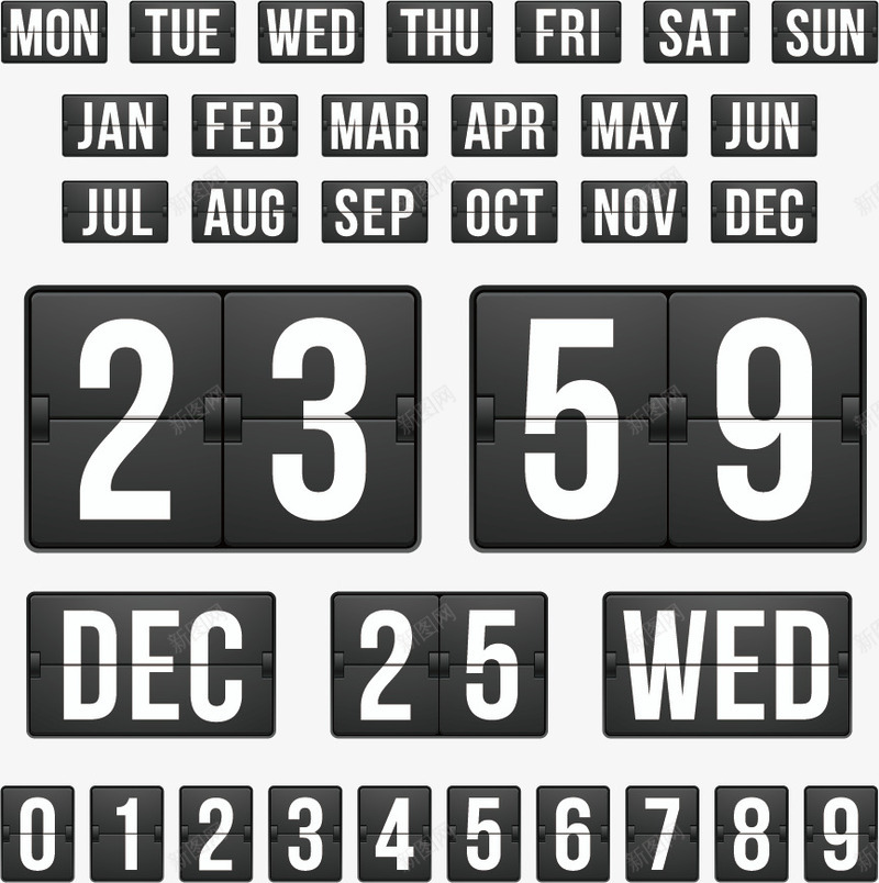 倒计时模板png免抠素材_新图网 https://ixintu.com 倒计时 倒计时天数 写日期 字母设计 数字设计 日期 时钟 时间 秒表 英文设计 计时 钟表