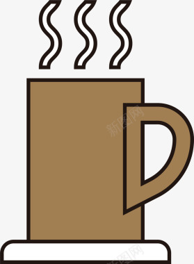 卡通咖啡图标图标