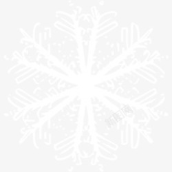 漂亮的冬天雪花高清图片