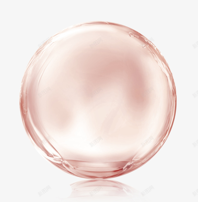 粉色清新水珠效果元素png免抠素材_新图网 https://ixintu.com 免抠PNG 效果元素 水珠 清新 粉色