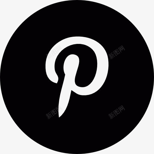 Pinterest的标志图标png_新图网 https://ixintu.com Pinterest 分享 图像 标识 社交网络 网站 网络