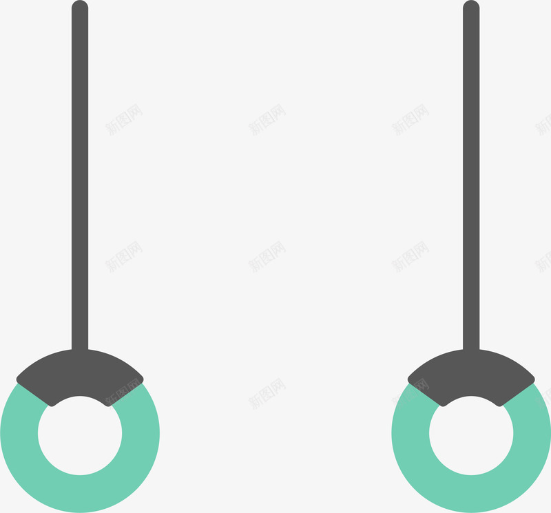 卡通手绘运动吊环矢量图ai免抠素材_新图网 https://ixintu.com 休闲 体操 体操吊环 体育 健康 健美 健身 健身房 吊环 成人 活动 肌肉 运动 运动吊环 矢量图