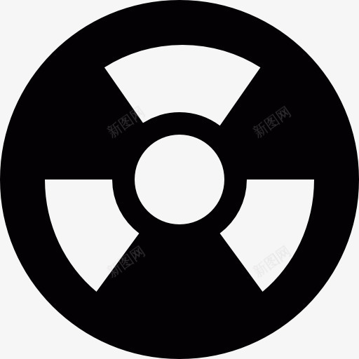 放射性标志图标png_新图网 https://ixintu.com 信号 医疗 危险 放射性 生物标志 警告