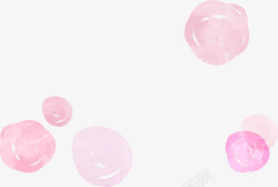 粉色泡泡矢量图素材