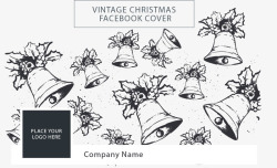 网站圣诞节图片素材手绘铃铛网站主题高清图片
