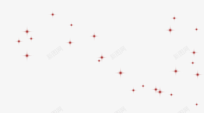 红色星点漂浮png免抠素材_新图网 https://ixintu.com 星点 漂浮 红色
