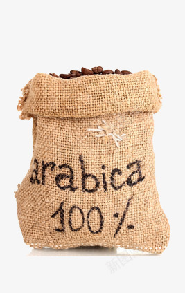 一麻袋里装满的阿拉比卡豆咖啡豆png免抠素材_新图网 https://ixintu.com 咖啡 咖啡豆 阿拉比卡豆 麻袋
