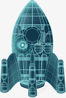 火箭电路板png免抠素材_新图网 https://ixintu.com 火箭 电路板