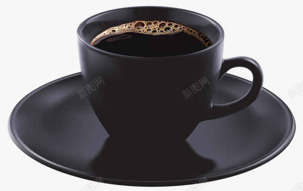 黑色浓咖啡png免抠素材_新图网 https://ixintu.com 咖啡 浓咖啡 茶杯
