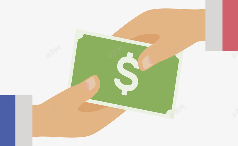 现金交易方式矢量图ai免抠素材_新图网 https://ixintu.com 交易 交易插图 交易方式 拿着钱 现金 现金交易 矢量png 矢量图