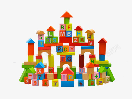 儿童积木玩具png免抠素材_新图网 https://ixintu.com 儿童玩具 玩具 益智玩具 积木