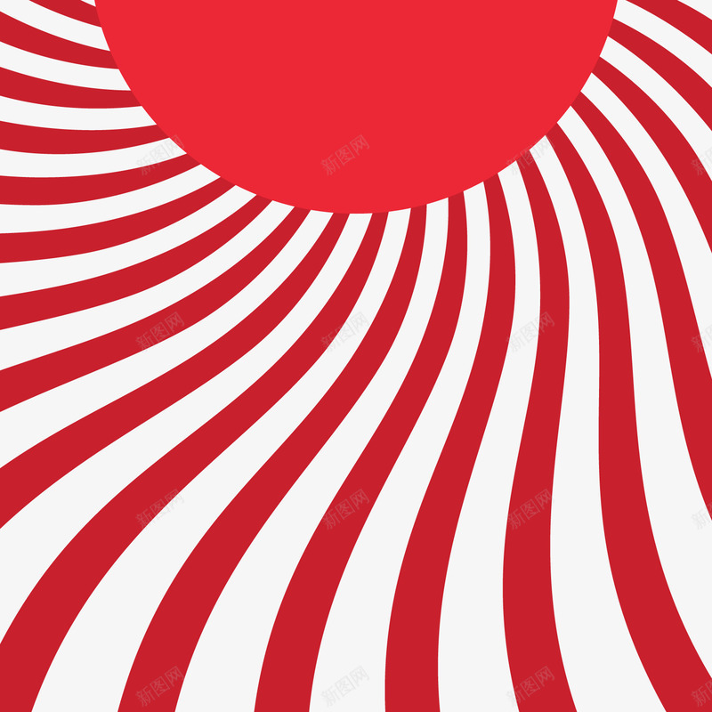 红色扭曲线条png免抠素材_新图网 https://ixintu.com 扭曲线条 放射性线条 文案背景 活动装饰 红色