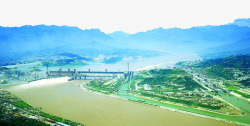 全貌三峡大坝美景高清图片