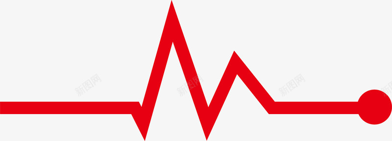 红色心跳图标图标