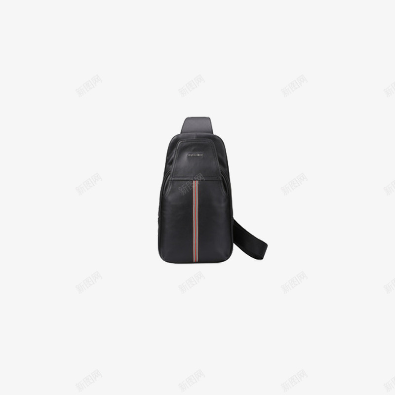 黑色单肩背包png免抠素材_新图网 https://ixintu.com 产品实物 包包 男士包 背包